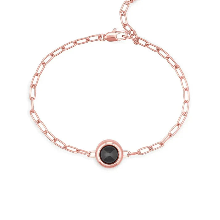 Pulsera de eslabones tipo clip con foto personalizada