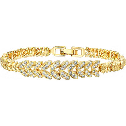 Pulsera Tenis Everleaf | Oro