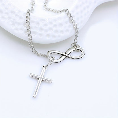 Collar con Colgante Cruz Eterna | Oro