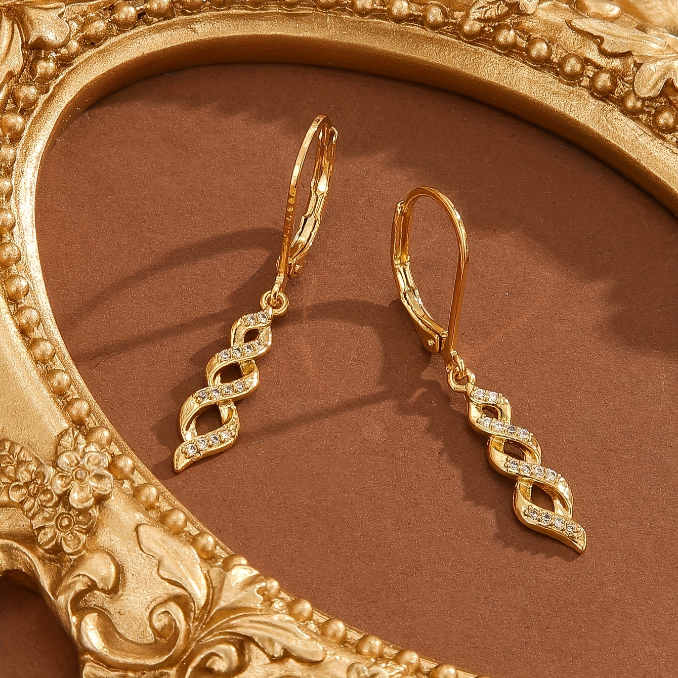 Aretes Shimmer Twist Ava | Oro