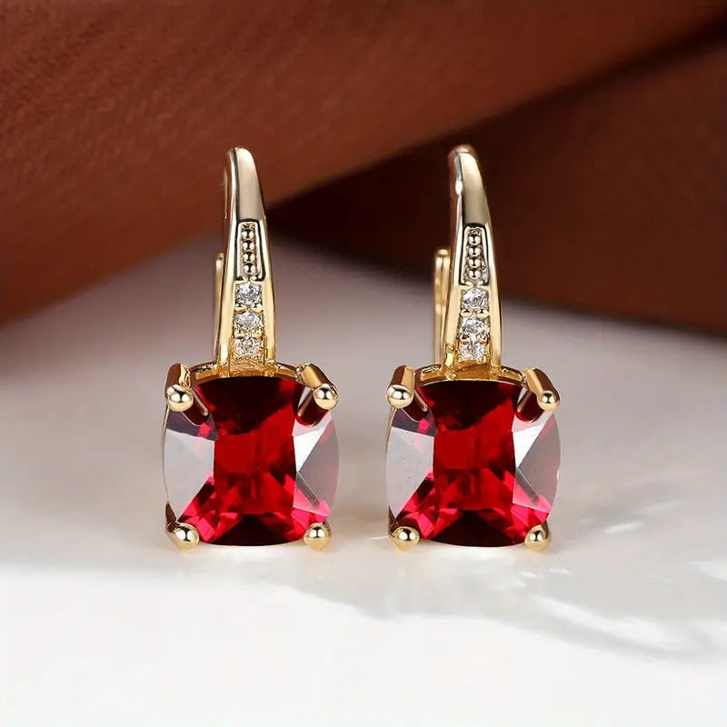 Aretes de Aro Piedra Mística | Oro