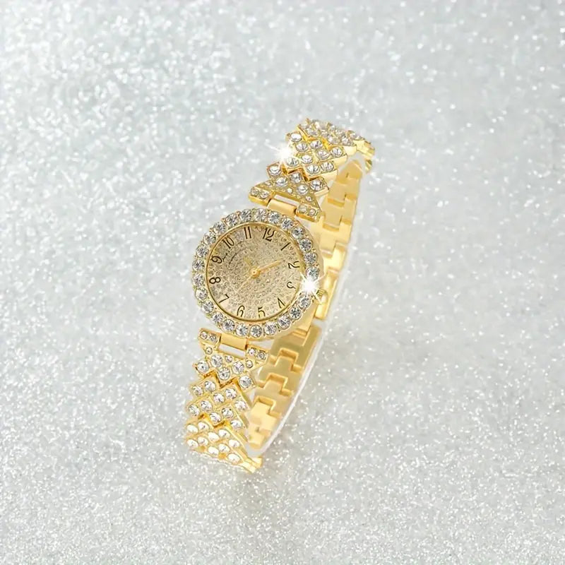 Set de Reloj y Pulsera Luxe Radiance Gold | Oro