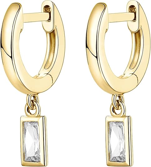 Pendientes de Barra Colgantes | Oro
