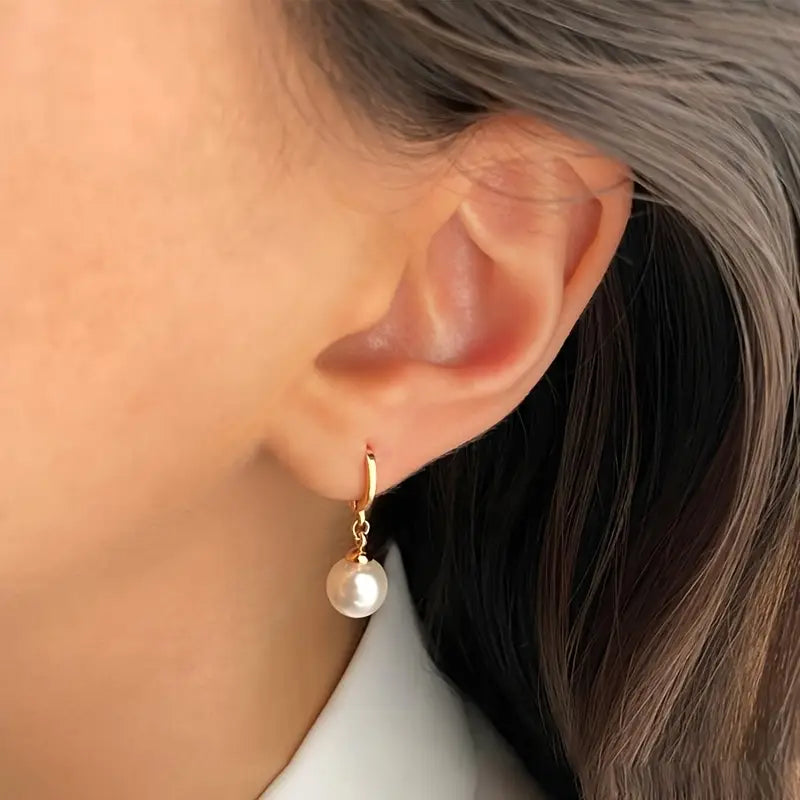 Conjunto de Joyas de Perlas Golden Grace | Oro