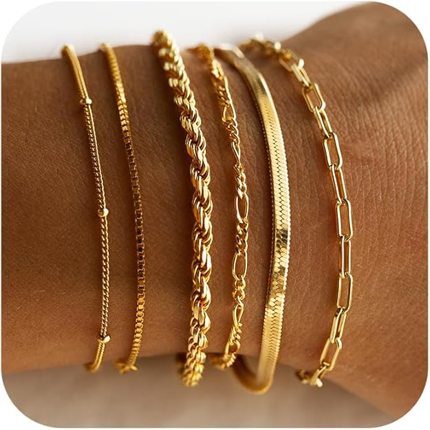 Isabella Vernetta bracelet set | Oro
