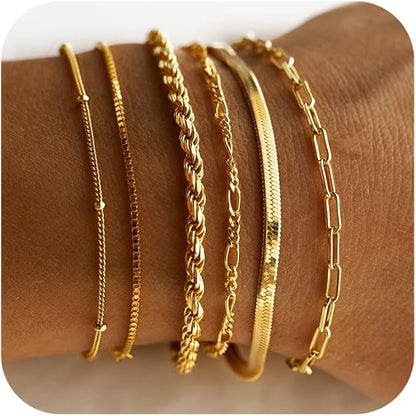 Isabella Vernetta bracelet set | Oro