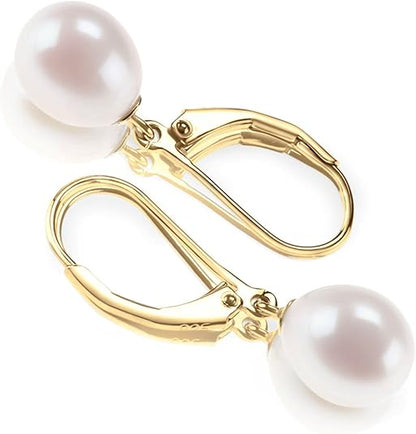 Aretes Pearl Dangle | Oro