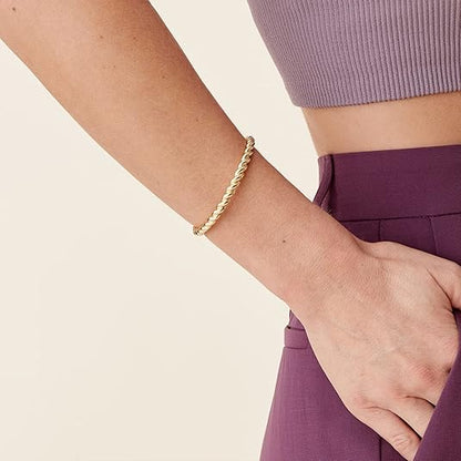 Pulsera Retorcida | Oro
