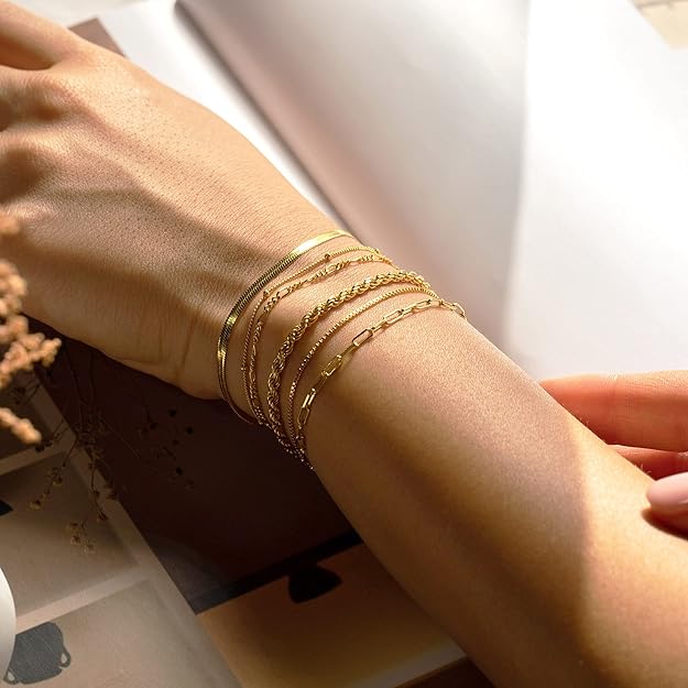 Isabella Vernetta bracelet set | Oro