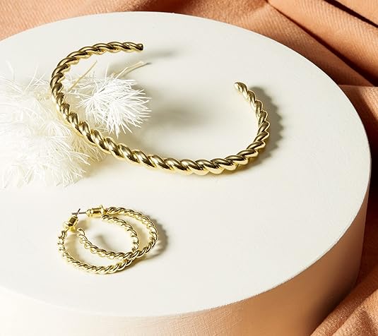 Pulsera Retorcida | Oro