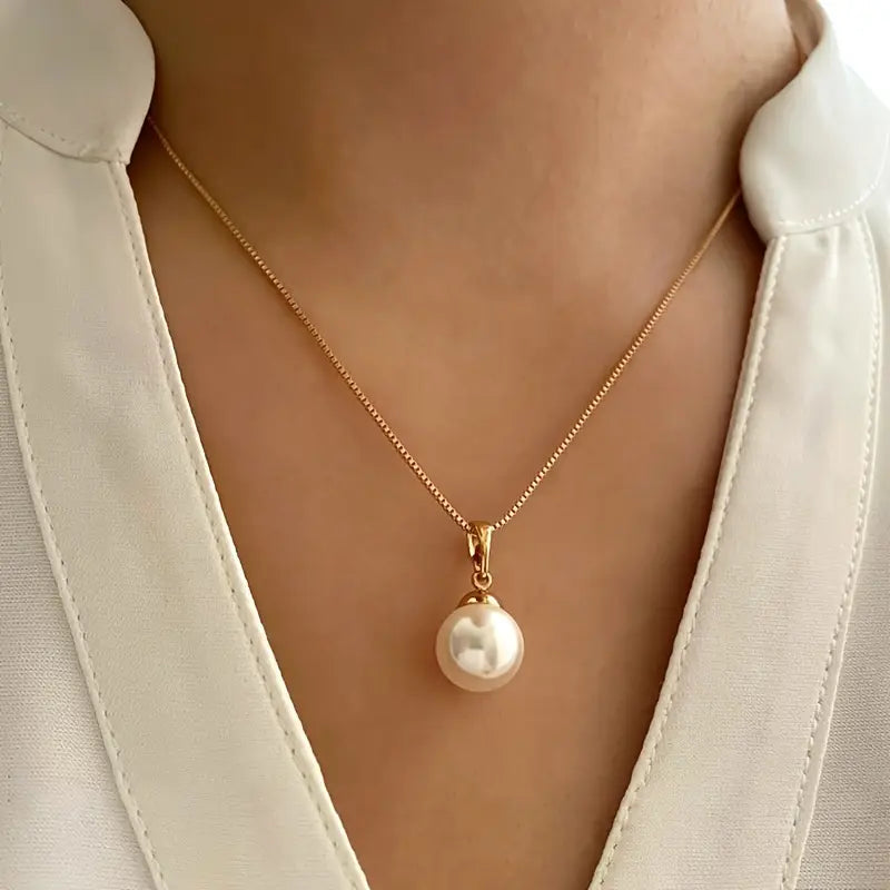 Conjunto de Joyas de Perlas Golden Grace | Oro