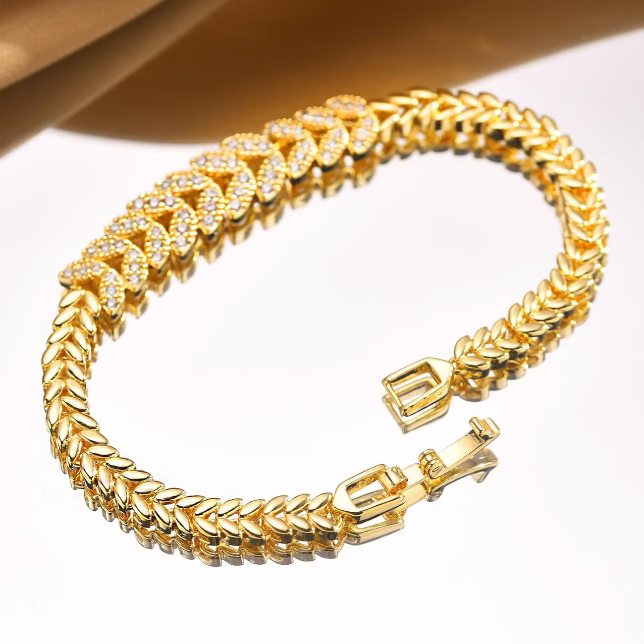 Pulsera Tenis Everleaf | Oro