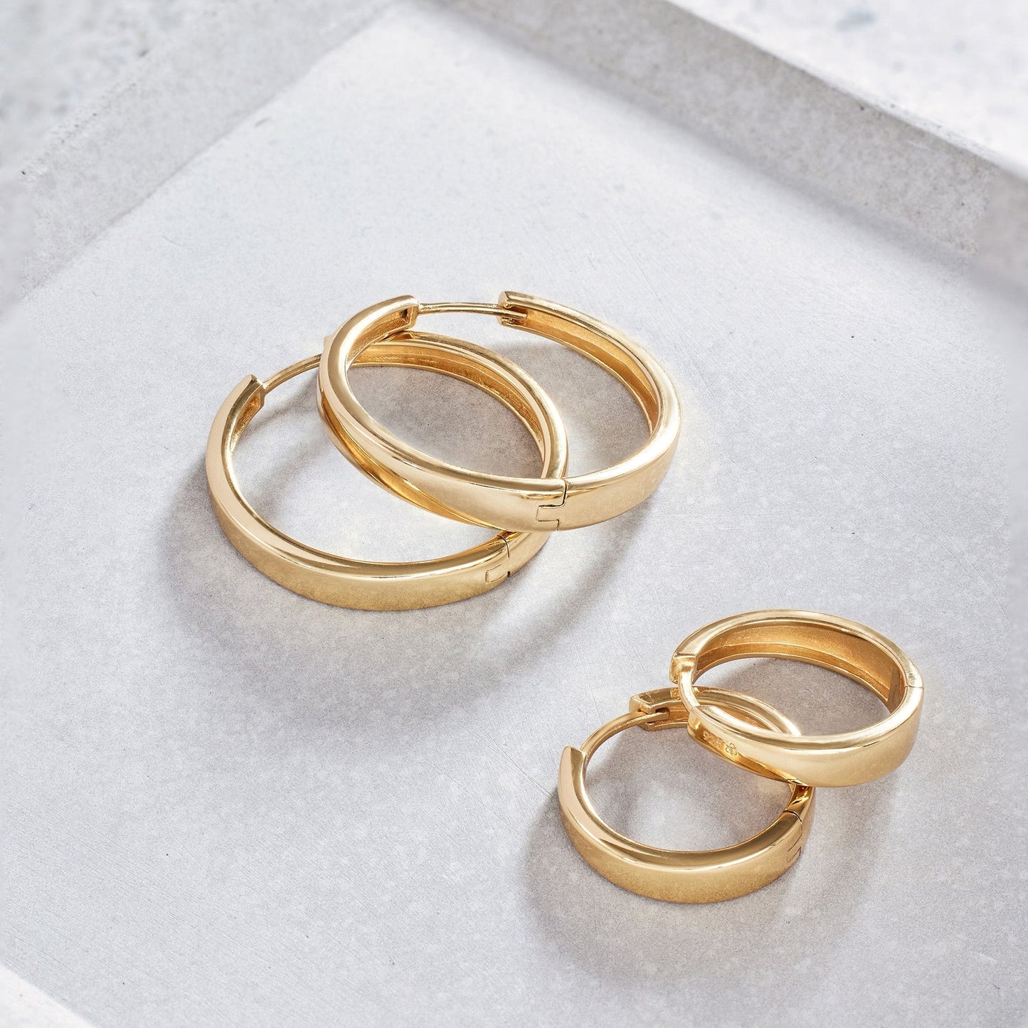 Gia Statement Hoops | Oro