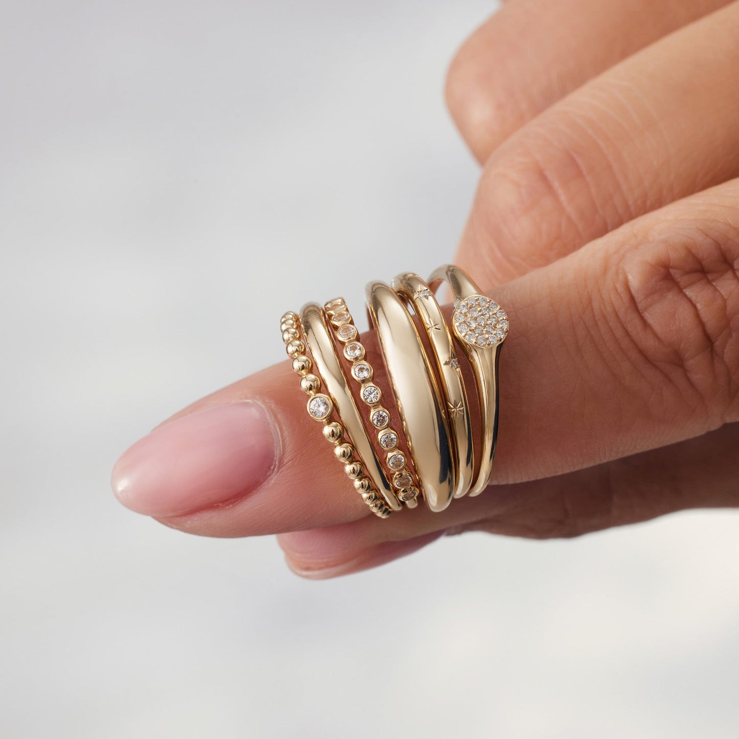 Slim Dome Ring | Oro