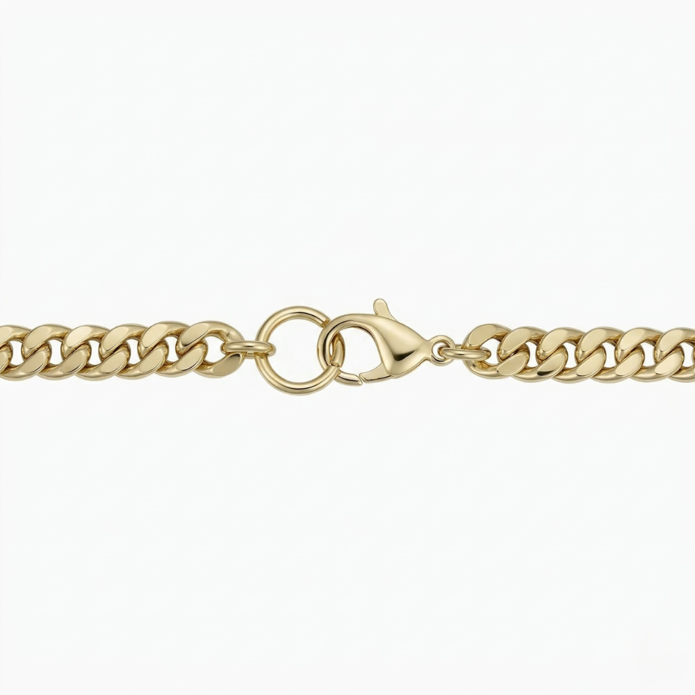 Pulsera Cubana de Lujo | Oro