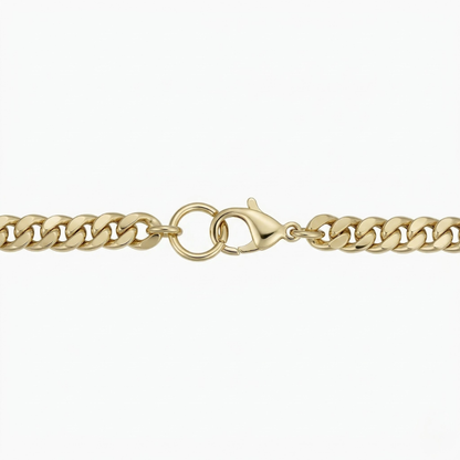 Pulsera Cubana de Lujo | Oro