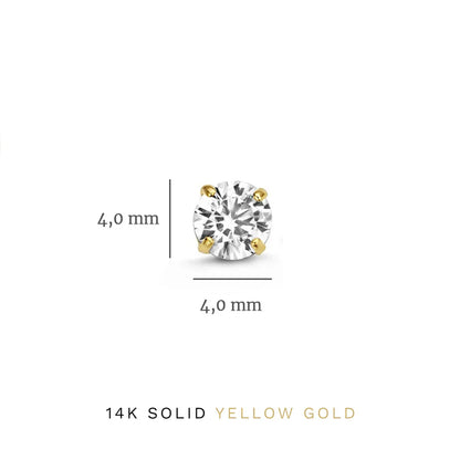 Set de Pendientes Larmes de Lune Stone | Oro