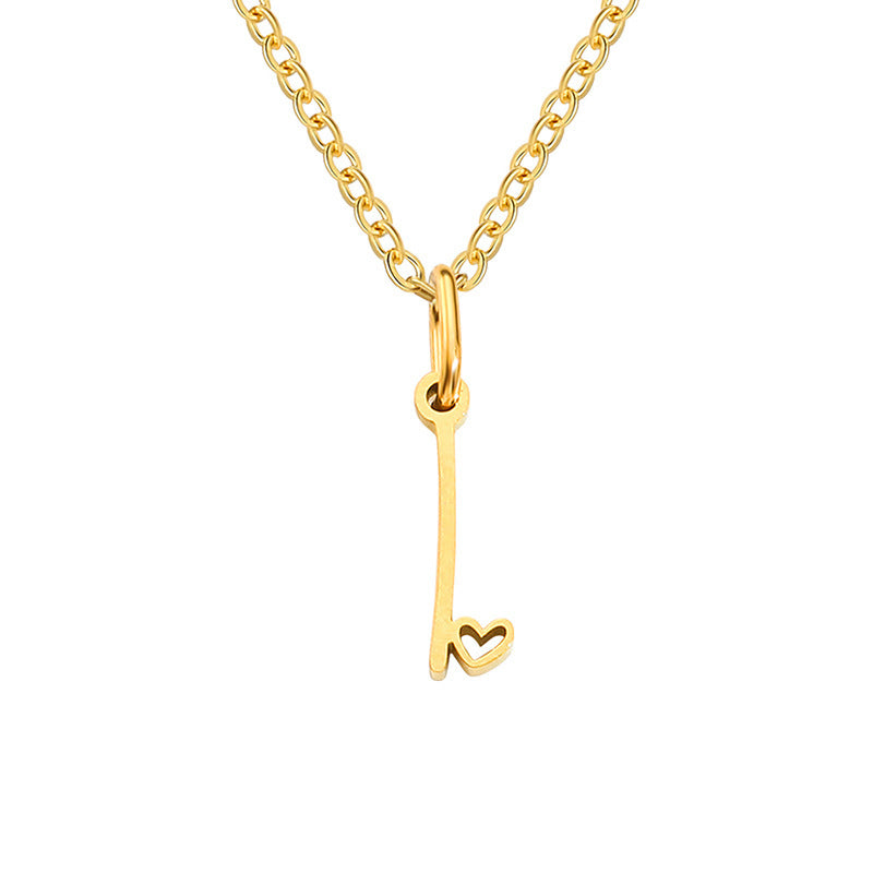 Collar Inicial Corazón | Oro