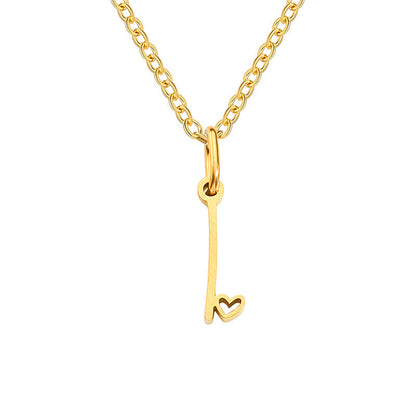 Collar Inicial Corazón | Oro
