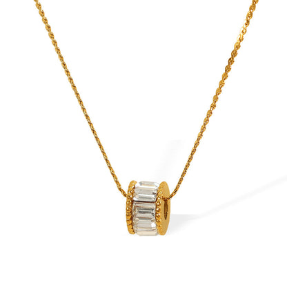 Collar Elyna Pulido Tipo Barril | Oro