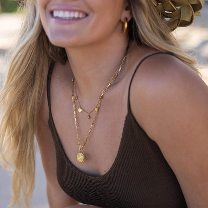 Collar Buda Divertido | Oro