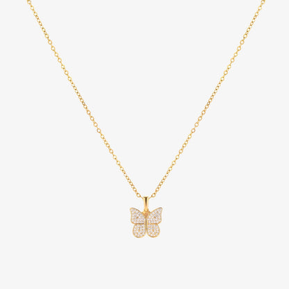 Collar Mariposa Radiante | Oro