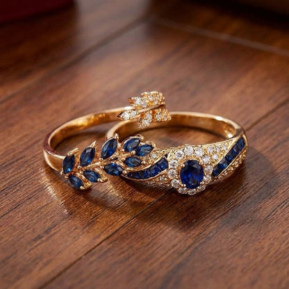 Conjunto de Anillos Avelisse Moraziel | Oro