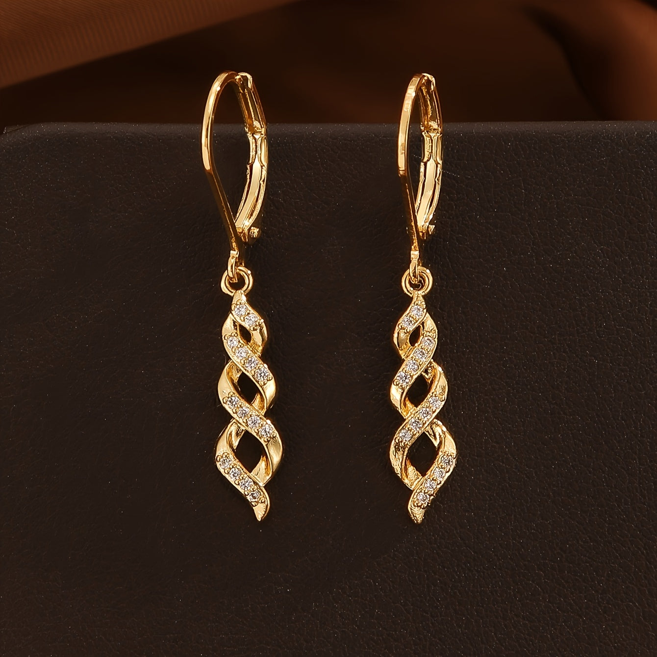 Aretes Shimmer Twist Ava | Oro