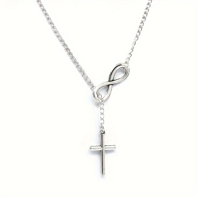 Collar con Colgante Cruz Eterna | Oro