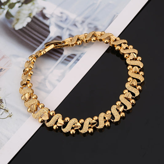 Pulsera Onda Ornamental Lily | Oro