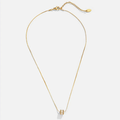 Collar Elyna Pulido Tipo Barril | Oro