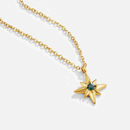 Collar Gema Celestial Estelle | Oro