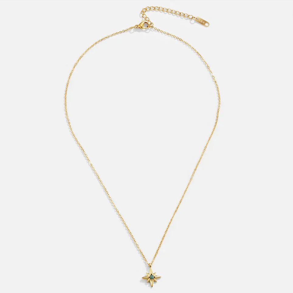 Collar Gema Celestial Estelle | Oro