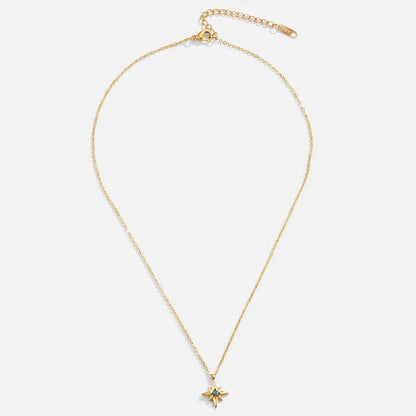 Collar Gema Celestial Estelle | Oro