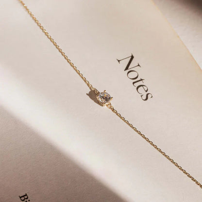 Pulsera de Piedras Moissanite Cléa | Oro