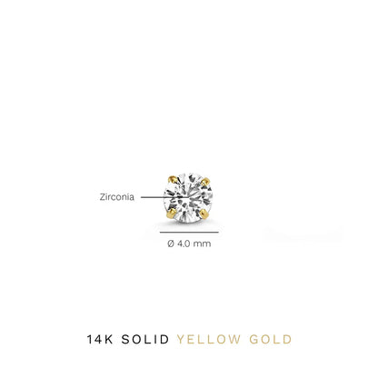Pendientes Larmes de Lune Stone | Oro