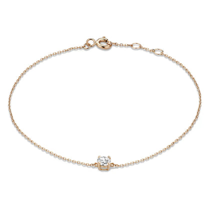 Pulsera de Piedras Moissanite Cléa | Oro