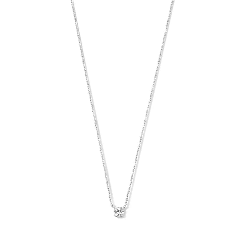 Collar Cléa con Piedra Moissanite | Oro