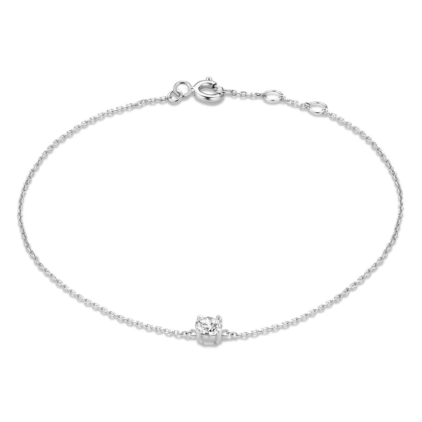 Pulsera de Piedras Moissanite Cléa | Oro