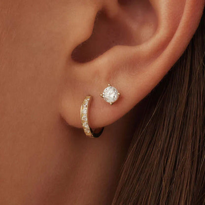 Juego de Aretes Dara Brillane Stone | Oro