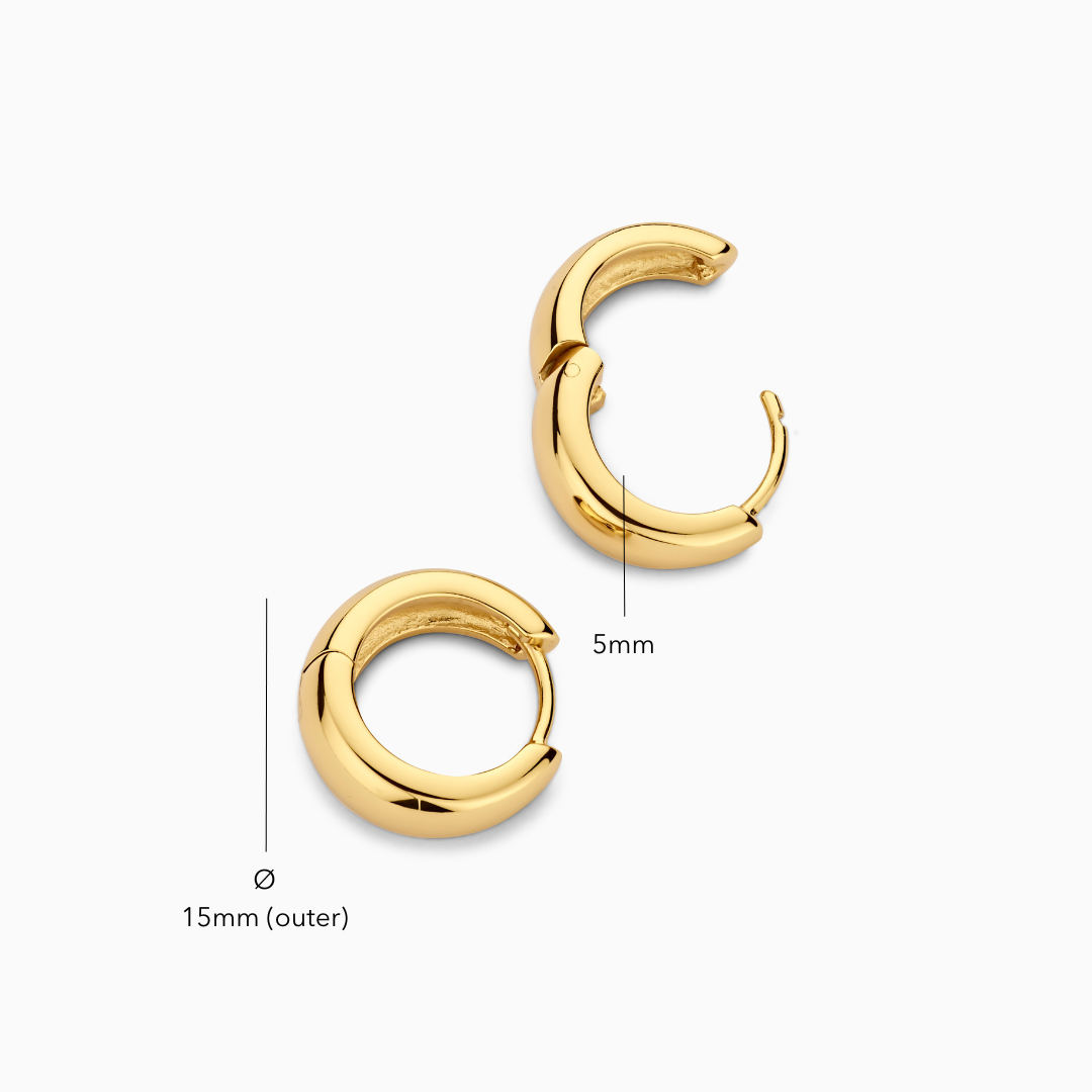 Aretes Rue | Oro