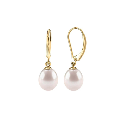 Aretes Pearl Dangle | Oro