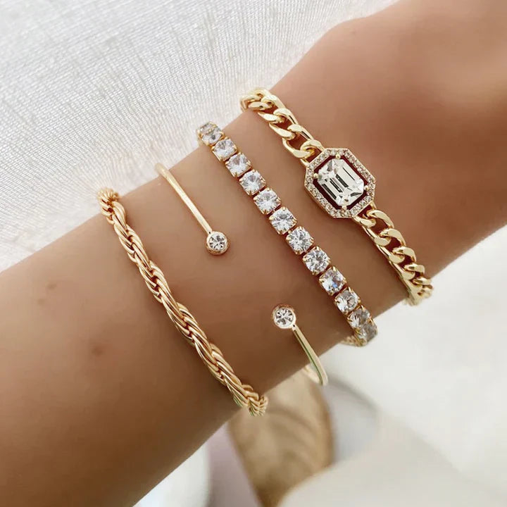 Set de Pulsera Domitia Calvina | Oro